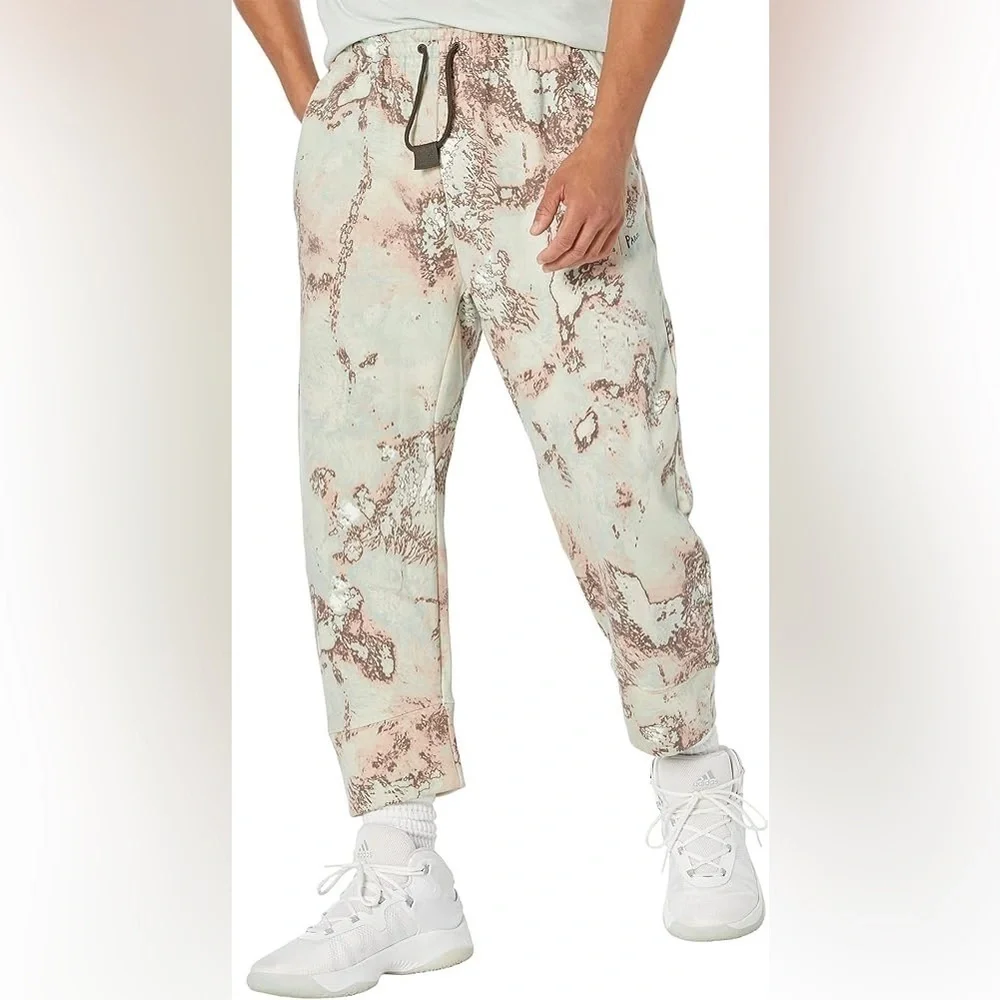 Adidas Parley Men’s 7/8 Tapered Joggers High Rise Drawstring Small